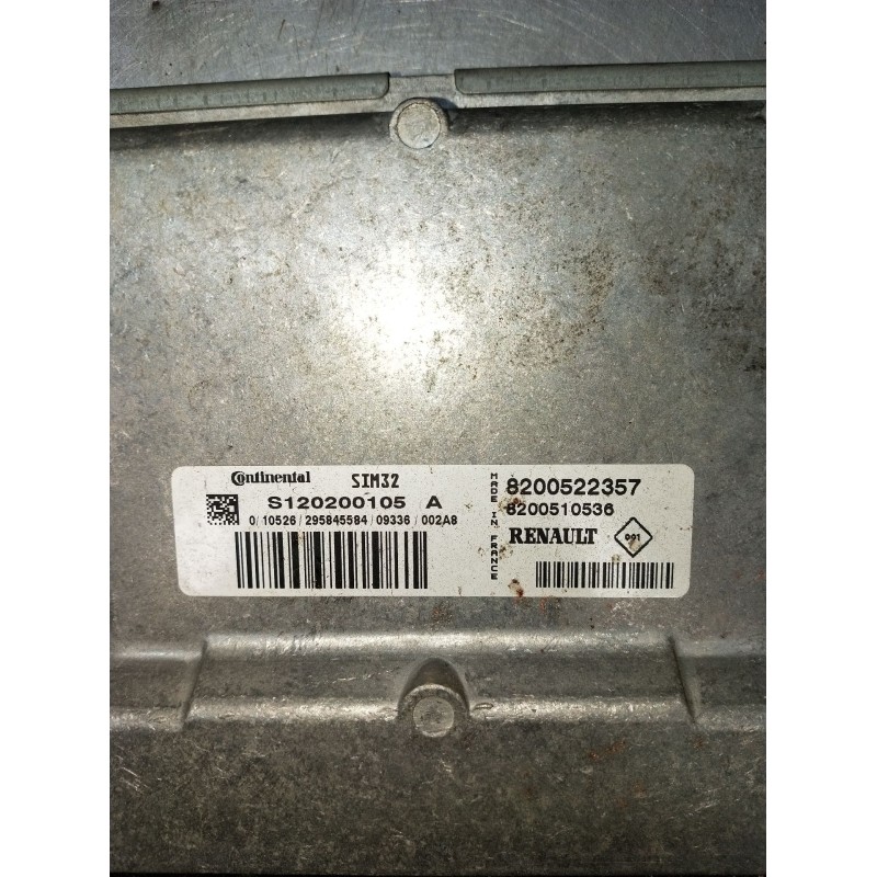 Recambio de centralita motor uce para renault clio iii (br0/1, cr0/1) 1.2 16v (br02, br0j, br11, cr02, cr0j, cr11) referencia OE