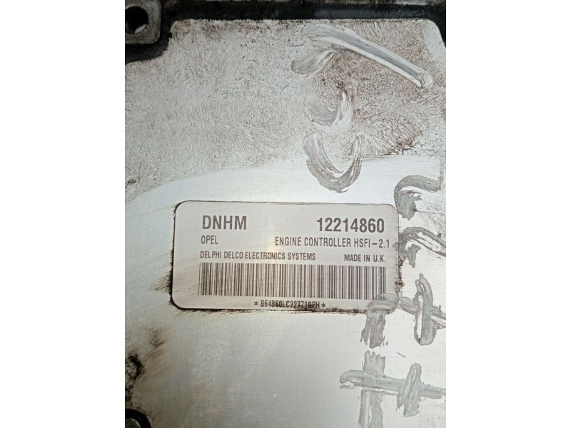 Recambio de centralita motor uce para opel astra g hatchback (t98) 1.6 (f08, f48) referencia OEM IAM 12214860 864860LC227710PH 