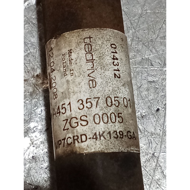 Recambio de transmision delantera izquierda para smart fortwo coupé (451) 1.0 (451.331, 451.380) referencia OEM IAM A4513570501 