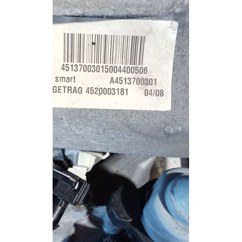 Recambio de caja cambios para smart fortwo coupé (451) 1.0 (451.331, 451.380) referencia OEM IAM A4513700301 AUTOMAT 4520003181