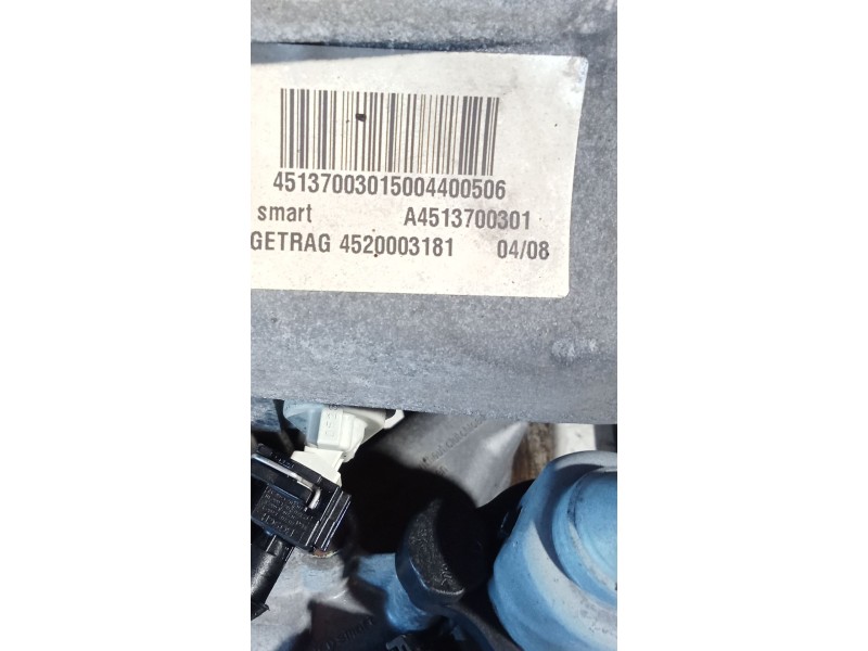 Recambio de caja cambios para smart fortwo coupé (451) 1.0 (451.331, 451.380) referencia OEM IAM A4513700301 AUTOMAT 4520003181