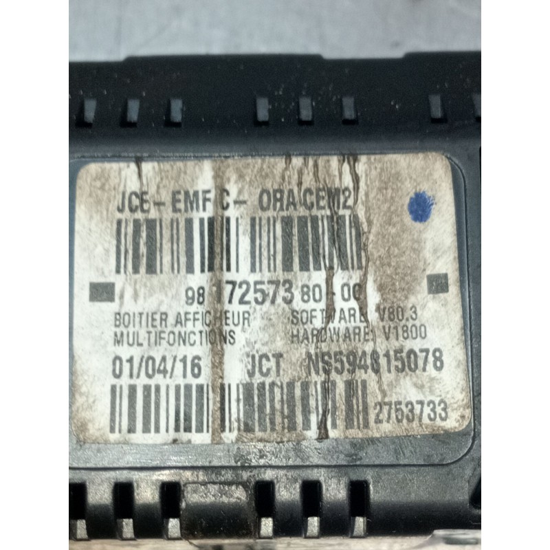 Recambio de pantalla multifuncion para volvo 460 (464) 1.9 turbo-diesel referencia OEM IAM 981725738000 2753733 