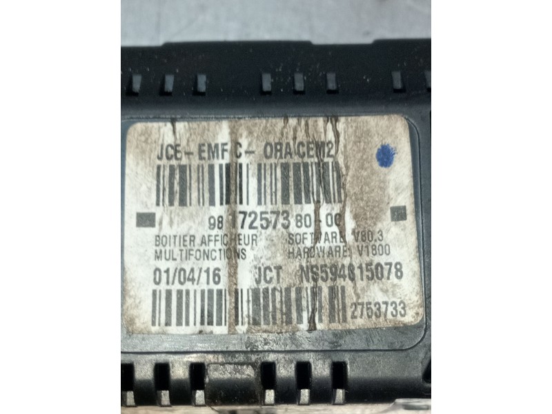 Recambio de pantalla multifuncion para volvo 460 (464) 1.9 turbo-diesel referencia OEM IAM 981725738000 2753733 