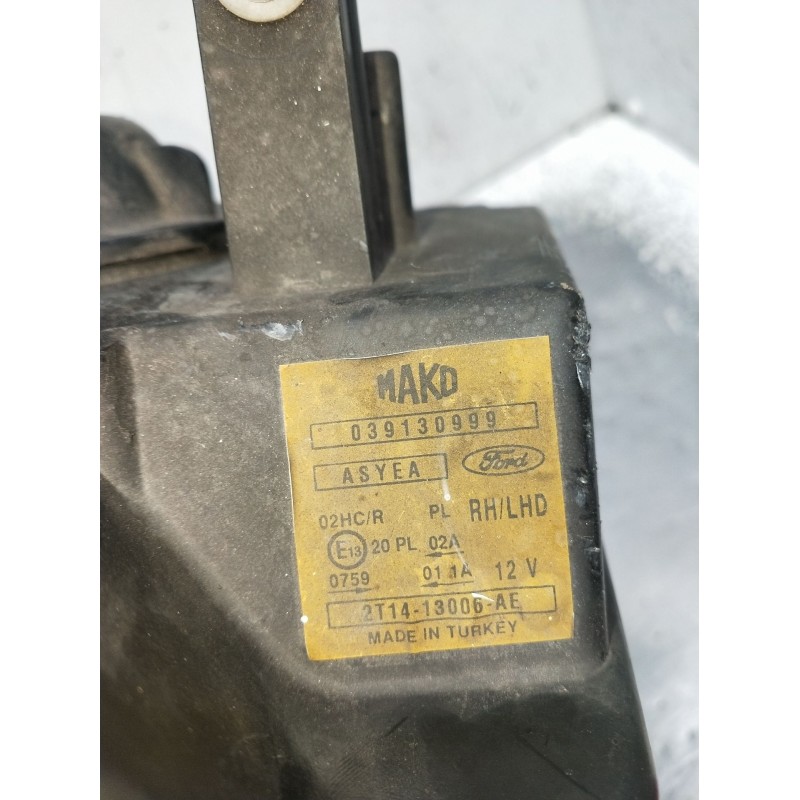 Recambio de faro derecho para ford tourneo connect 1.8 tdci /tddi /di referencia OEM IAM 2T1413006AE 039130999 2008