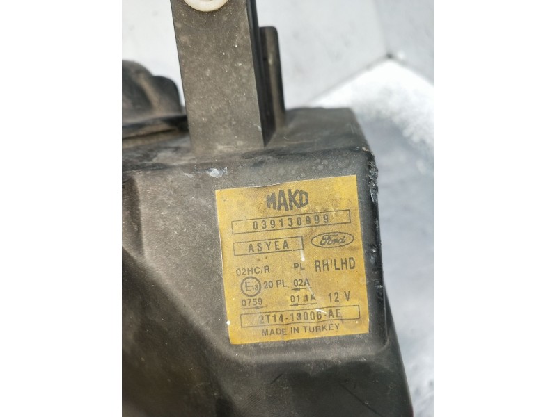 Recambio de faro derecho para ford tourneo connect 1.8 tdci /tddi /di referencia OEM IAM 2T1413006AE 039130999 2008