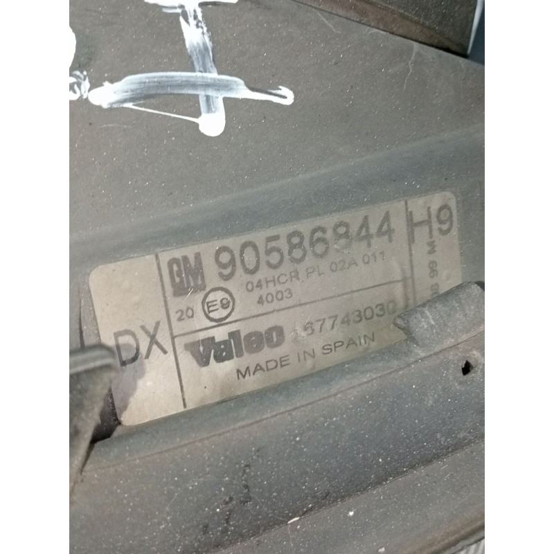 Recambio de faro izquierdo para opel vectra b (j96) 2.0 dti 16v (f19) referencia OEM IAM 90586844 67743030 