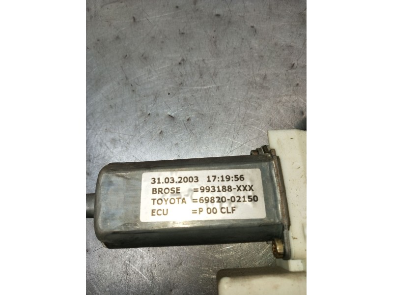 Recambio de elevalunas delantero izquierdo para toyota corolla sedán (_e12_) 1.6 vvt-i (zze121_) referencia OEM IAM 993188XXX 4P