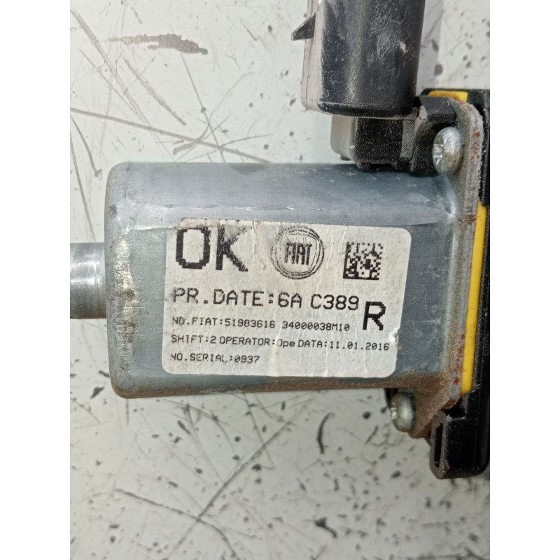 Recambio de elevalunas delantero derecho para fiat panda (312_, 319_) 1.2 (312pxa1a) referencia OEM IAM 6AC389 5P 51983616 