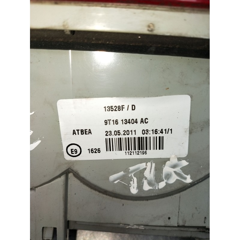 Recambio de piloto trasero derecho para ford tourneo connect 1.8 tdci /tddi /di referencia OEM IAM 9T1613404AC  2008