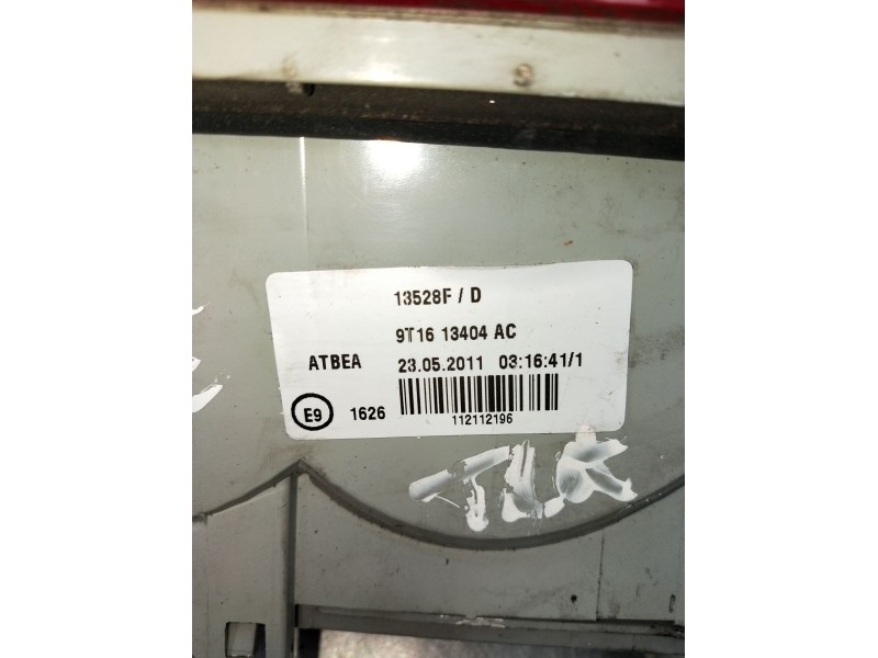 Recambio de piloto trasero derecho para ford tourneo connect 1.8 tdci /tddi /di referencia OEM IAM 9T1613404AC  2008