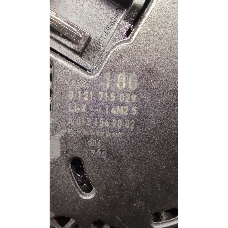 Recambio de alternador para mercedes-benz clase c t-model (s204) c 220 cdi (204.208) referencia OEM IAM 0121715029 A0131549002 0