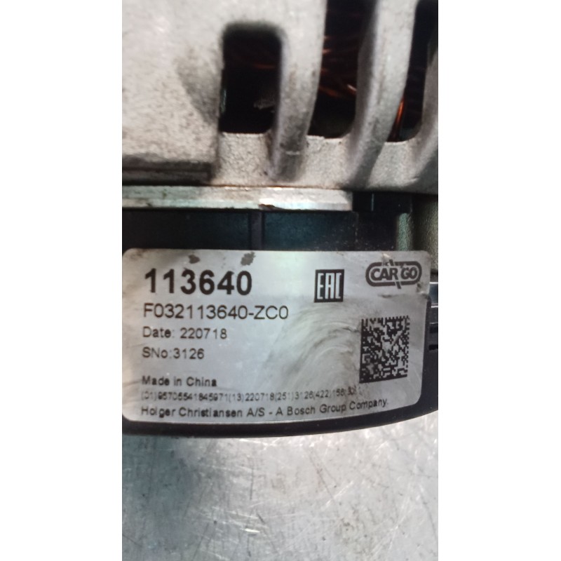 Recambio de alternador para peugeot 308 sw i (4e_, 4h_) 1.6 hdi referencia OEM IAM 113640  07