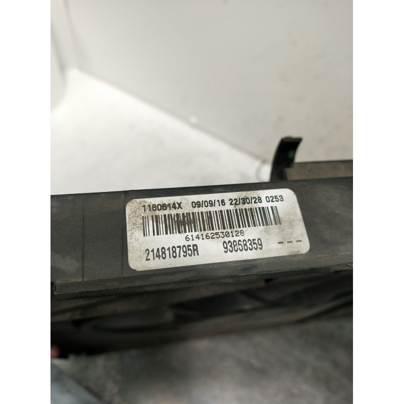 Recambio de electroventilador para renault trafic iii furgoneta (fg_) 1.6 dci 95 (fgmj, fgmr) referencia OEM IAM 214818795R 9386
