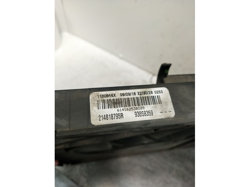 Recambio de electroventilador para renault trafic iii furgoneta (fg_) 1.6 dci 95 (fgmj, fgmr) referencia OEM IAM 214818795R 9386