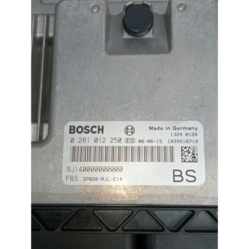 Recambio de centralita motor uce para honda fr-v (be) 2.2 i ctdi (be5) referencia OEM IAM 0281012250 1039S16719 4079181512 2005