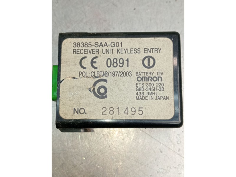 Recambio de modulo electronico para honda fr-v (be) 2.2 i ctdi (be5) referencia OEM IAM 38385SAAG01 281495 2005