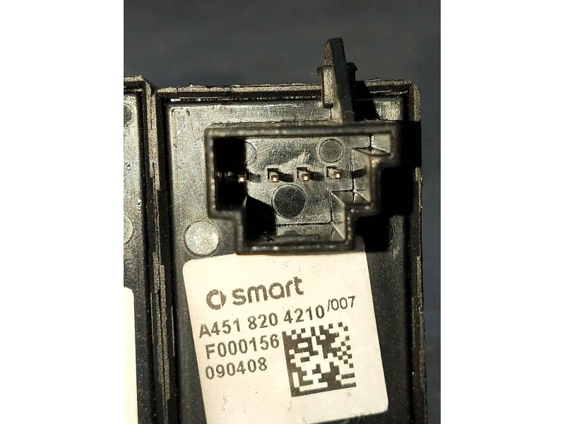 Recambio de mando elevalunas delantero izquierdo para smart fortwo coupé (451) 1.0 (451.331, 451.380) referencia OEM IAM A451820
