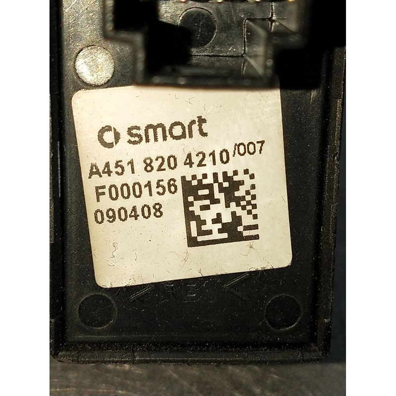 Recambio de mando elevalunas delantero izquierdo para smart fortwo coupé (451) 1.0 (451.331, 451.380) referencia OEM IAM A451820