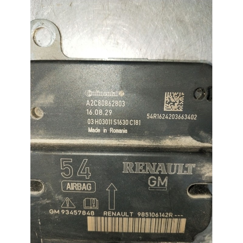 Recambio de kit airbag para renault trafic iii furgoneta (fg_) 1.6 dci 95 (fgmj, fgmr) referencia OEM IAM A2C80862803  2015