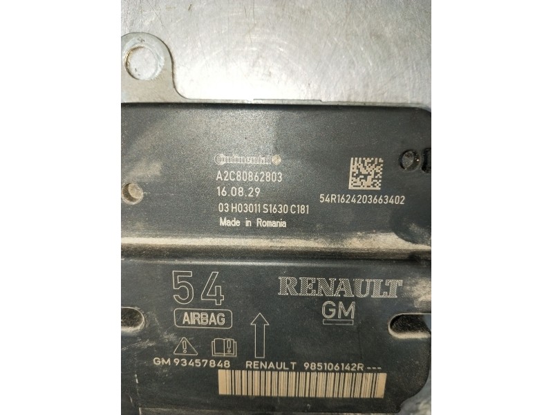 Recambio de kit airbag para renault trafic iii furgoneta (fg_) 1.6 dci 95 (fgmj, fgmr) referencia OEM IAM A2C80862803  2015