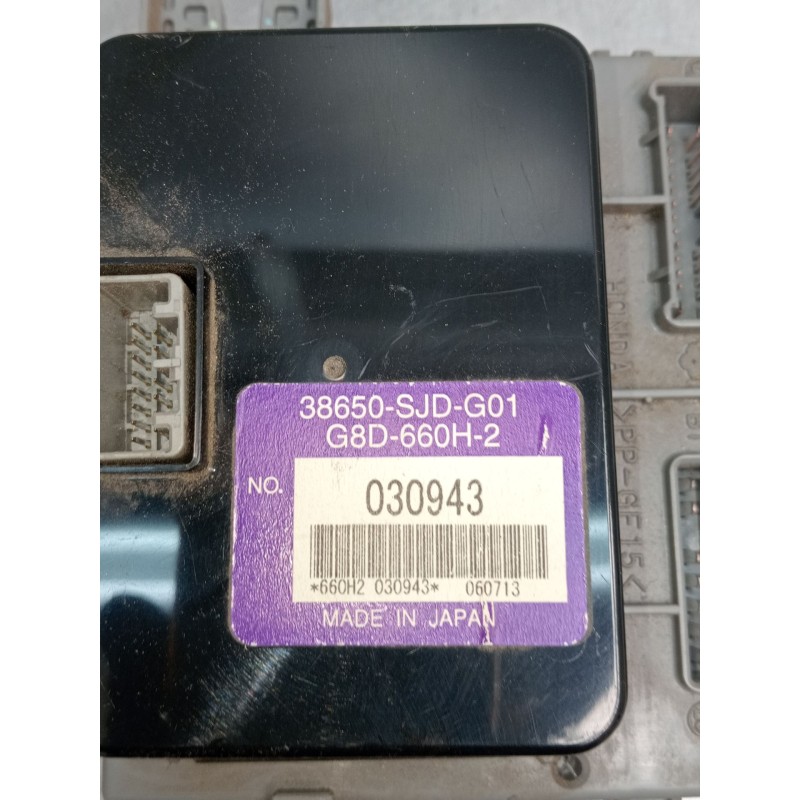 Recambio de caja reles / fusibles para honda fr-v (be) 2.2 i ctdi (be5) referencia OEM IAM 38650SJDG01 G8D660H2 2005