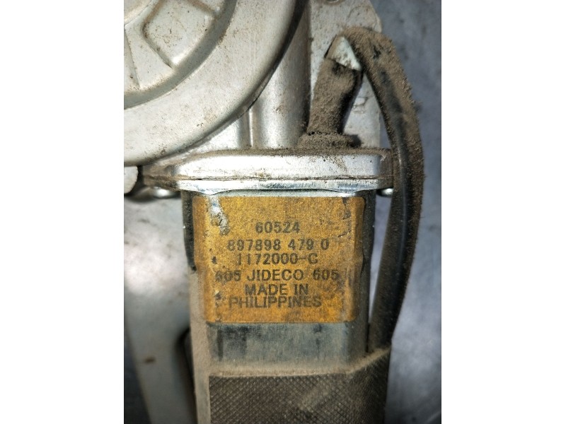 Recambio de elevalunas delantero derecho para isuzu nkr77 nkr 85e2 referencia OEM IAM 8978984790 2P 2007