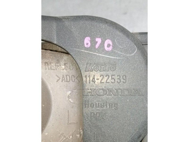Recambio de faro antiniebla izquierdo para honda fr-v (be) 2.2 i ctdi (be5) referencia OEM IAM 11422539  2005