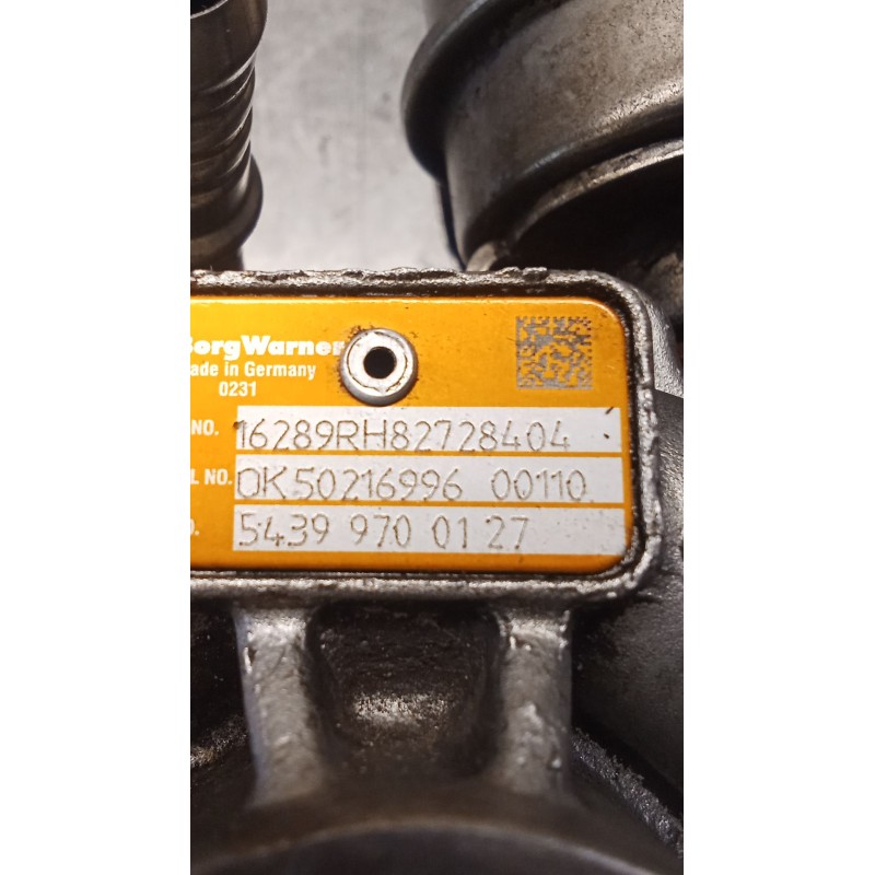 Recambio de turbocompresor para renault scénic iii (jz0/1_) 1.5 dci (jz02, jz0r) referencia OEM IAM 19289RH82728404 54399700127 