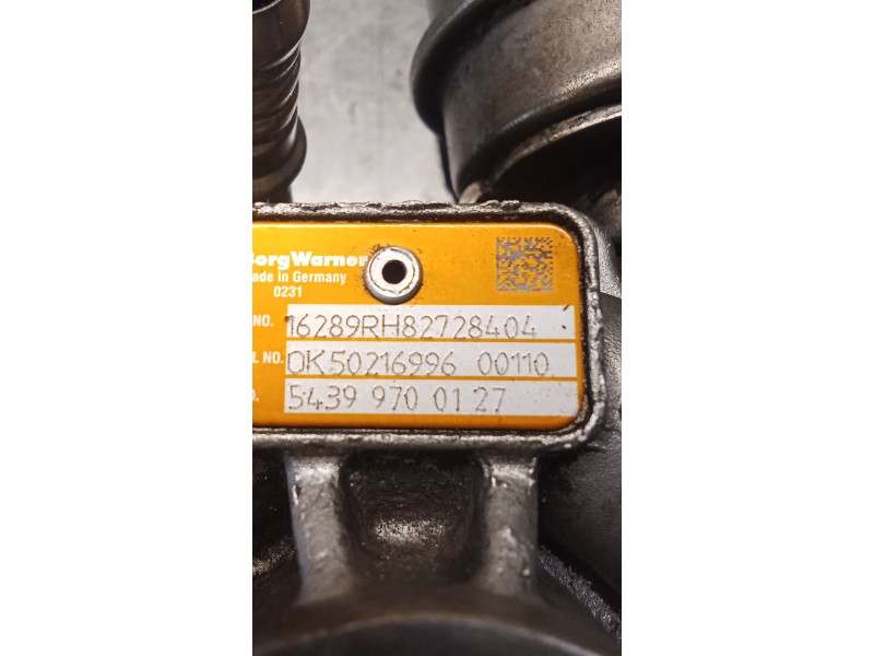 Recambio de turbocompresor para renault scénic iii (jz0/1_) 1.5 dci (jz02, jz0r) referencia OEM IAM 19289RH82728404 54399700127 