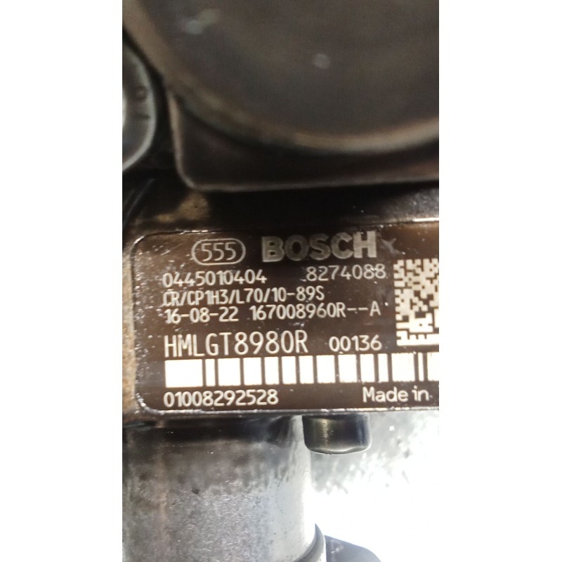 Recambio de bomba inyeccion para renault trafic iii furgoneta (fg_) 1.6 dci 95 (fgmj, fgmr) referencia OEM IAM 0445010404 167008