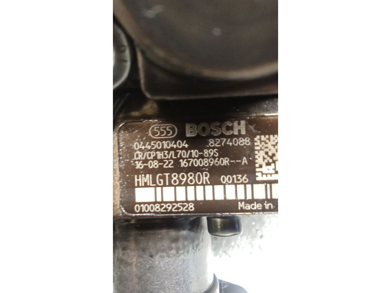 Recambio de bomba inyeccion para renault trafic iii furgoneta (fg_) 1.6 dci 95 (fgmj, fgmr) referencia OEM IAM 0445010404 167008