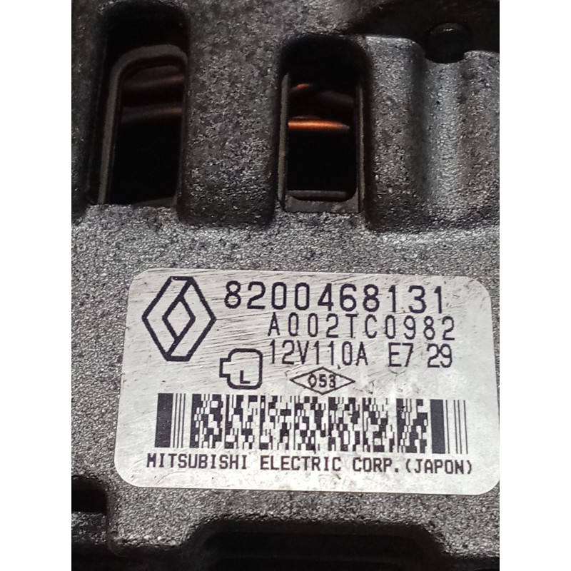 Recambio de alternador para renault clio ii (bb_, cb_) 1.5 dci (b/cb3m) referencia OEM IAM   