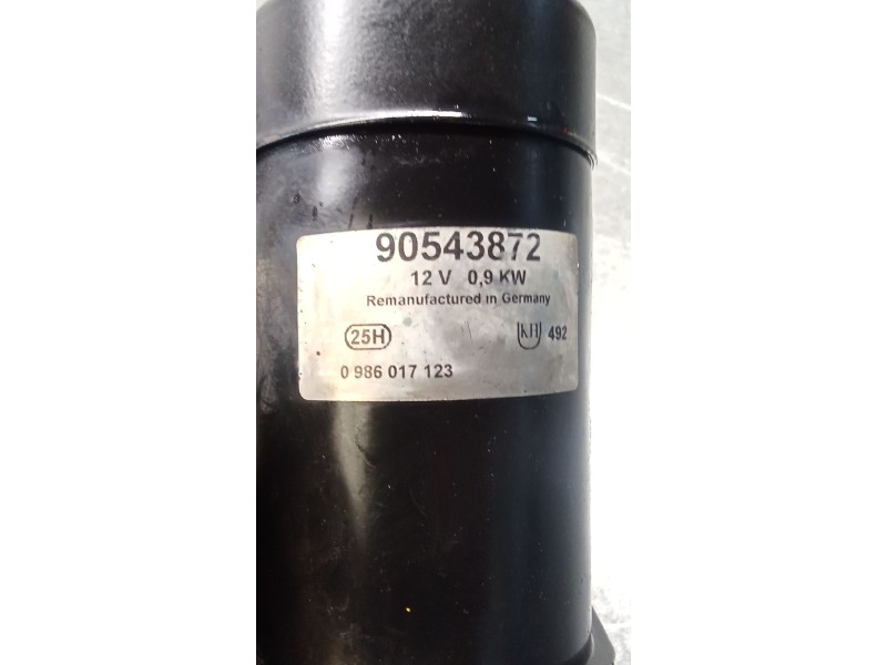 Recambio de motor arranque para opel astra f hatchback (t92) 1.6 si (f08, m08, f68, m68) referencia OEM IAM 90543872 0986017123 