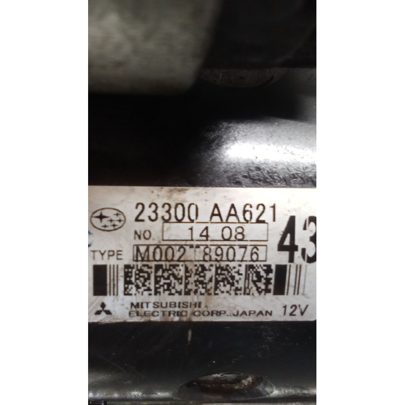 Recambio de motor arranque para subaru forester (sh_) 2.0 d awd (shh) referencia OEM IAM 23300AA621 M002T89076 
