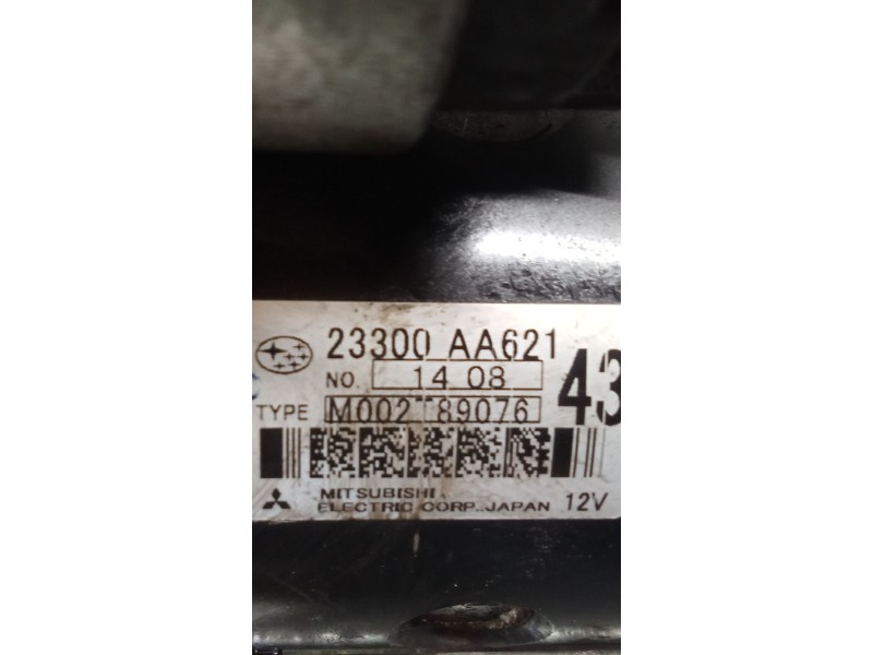Recambio de motor arranque para subaru forester (sh_) 2.0 d awd (shh) referencia OEM IAM 23300AA621 M002T89076 