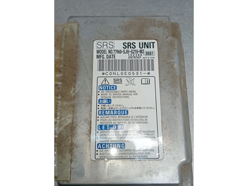 Recambio de kit airbag para honda fr-v (be) 2.2 i ctdi (be5) referencia OEM IAM   2005
