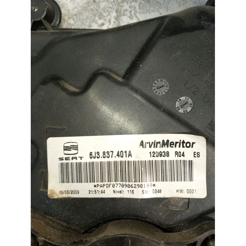 Recambio de elevalunas delantero derecho para seat ibiza iv sc (6j1, 6p5) 1.9 tdi referencia OEM IAM 6J3837401A 3P 2008