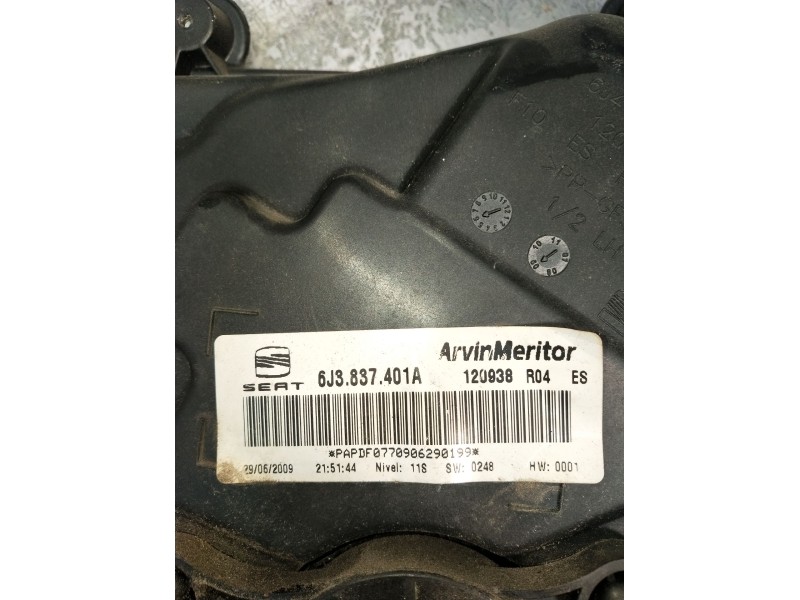 Recambio de elevalunas delantero derecho para seat ibiza iv sc (6j1, 6p5) 1.9 tdi referencia OEM IAM 6J3837401A 3P 2008