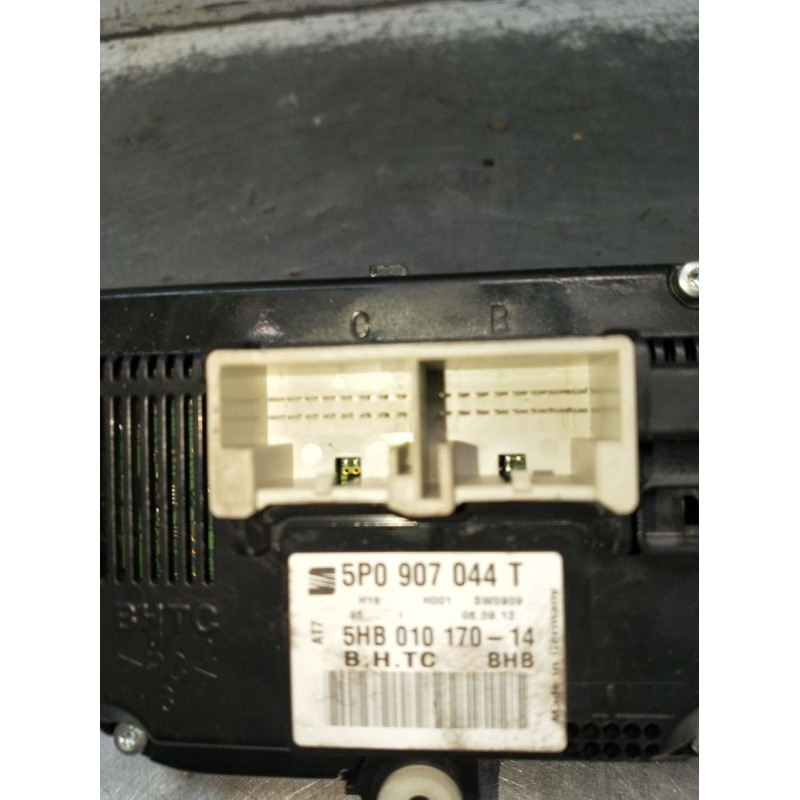 Recambio de mando calefaccion / aire acondicionado para seat altea (5p1) 1.2 tsi referencia OEM IAM 5P0907044T 5HB01017014 2009