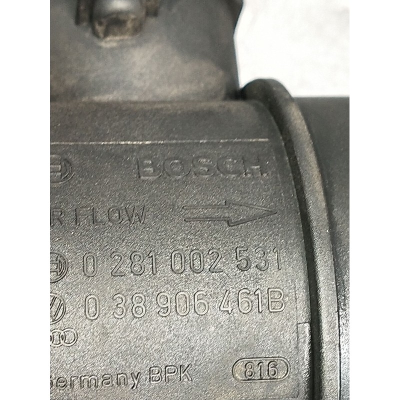Recambio de caudalimetro para seat ibiza iv sc (6j1, 6p5) 1.9 tdi referencia OEM IAM 0281002531 038906461B 2008