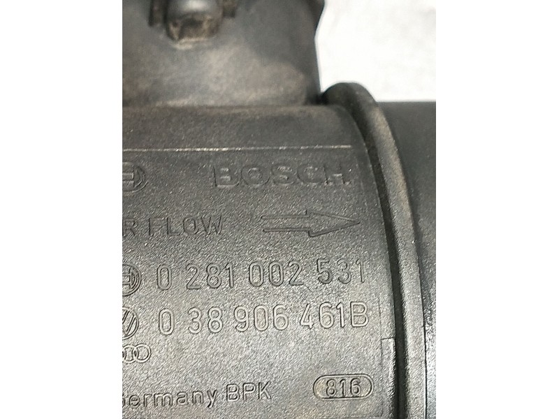 Recambio de caudalimetro para seat ibiza iv sc (6j1, 6p5) 1.9 tdi referencia OEM IAM 0281002531 038906461B 2008