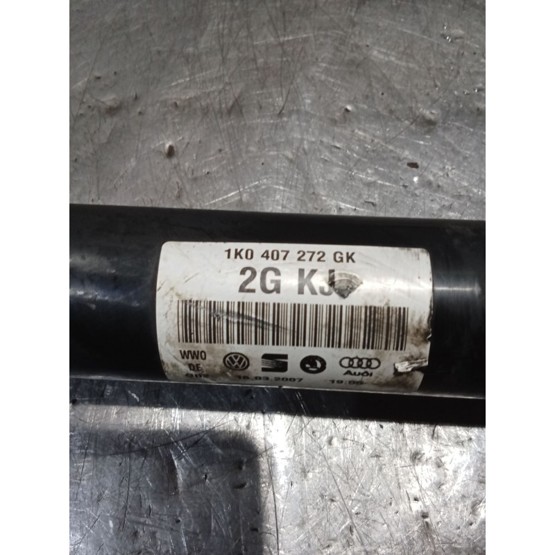 Recambio de transmision delantera derecha para volkswagen touran (1t1, 1t2) 1.9 tdi referencia OEM IAM 1K0407272GK  07