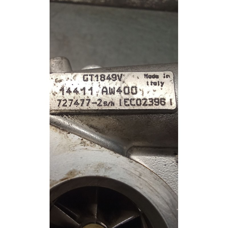 Recambio de turbocompresor para nissan almera ii hatchback (n16) 2.2 dci referencia OEM IAM GT1849V 14411AW400 7274772