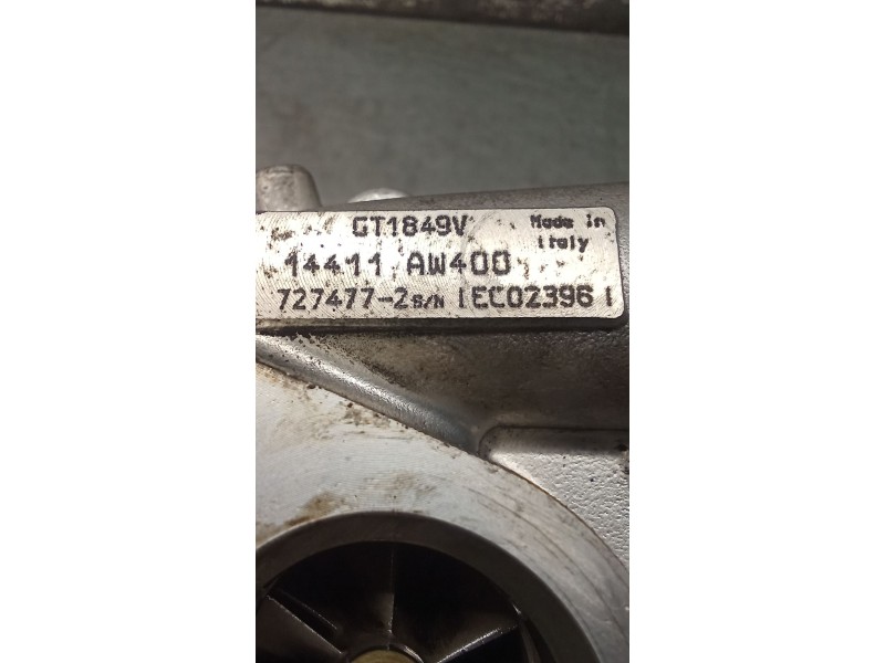 Recambio de turbocompresor para nissan almera ii hatchback (n16) 2.2 dci referencia OEM IAM GT1849V 14411AW400 7274772