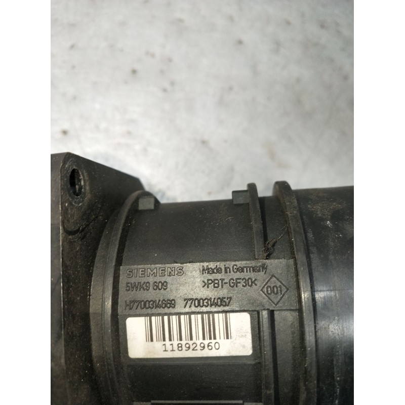 Recambio de caudalimetro para renault laguna ii (bg0/1_) 2.2 dci (bg0f) referencia OEM IAM 5WK9609 7700314057 2005