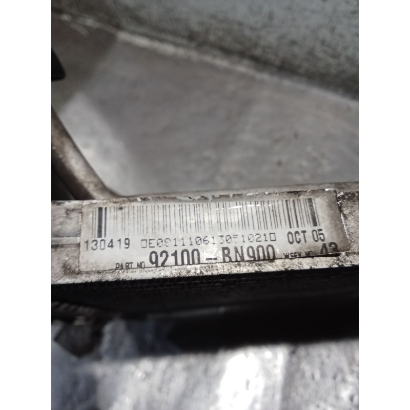 Recambio de condensador / radiador aire acondicionado para nissan almera ii hatchback (n16) 2.2 dci referencia OEM IAM 92100BN90