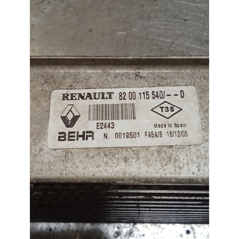 Recambio de intercooler para renault megane ii station wagon (km0/1_) 1.9 dci referencia OEM IAM 8200115540 0019501 06