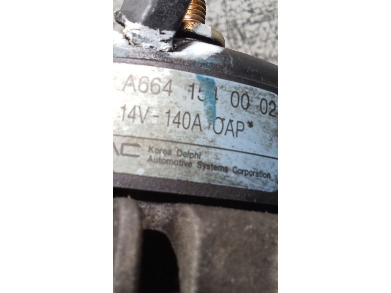 Recambio de alternador para ssangyong kyron 2.0 xdi referencia OEM IAM A6641540002 VER FOTOS 05 140A