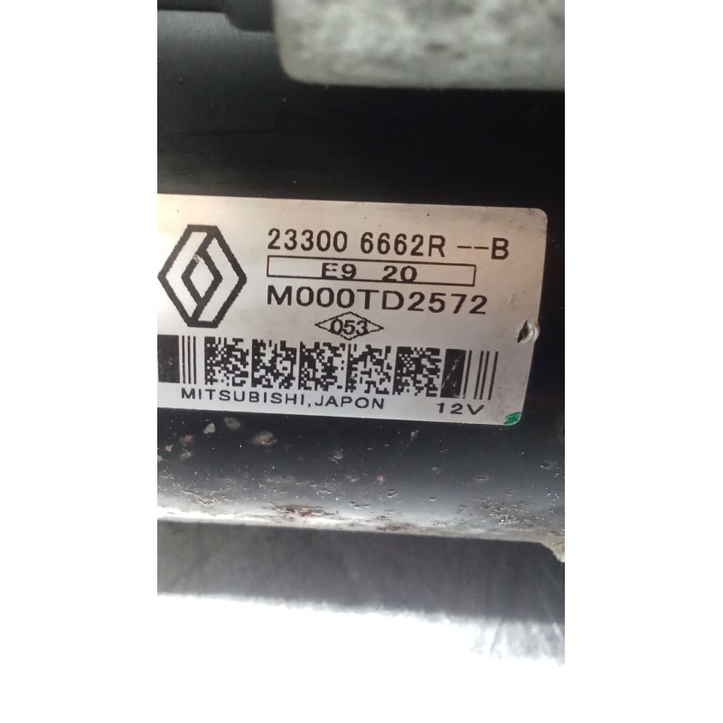 Recambio de motor arranque para renault megane iv hatchback (b9a/m/n_) 1.3 tce 115 (b9n9) referencia OEM IAM 233006662R M000TD25