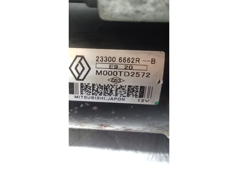 Recambio de motor arranque para renault megane iv hatchback (b9a/m/n_) 1.3 tce 115 (b9n9) referencia OEM IAM 233006662R M000TD25